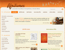 Tablet Screenshot of afrilivres.net